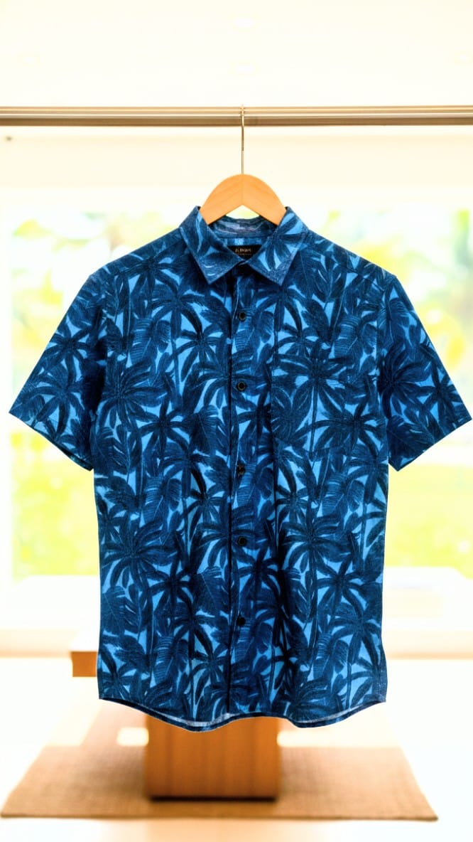 Coconut Tree Print Men's Shirt