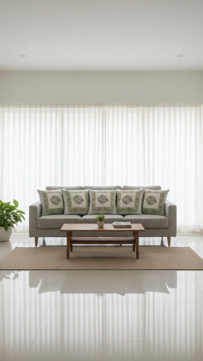 Hand Block Print Cushion Cover Set (Set of 5)