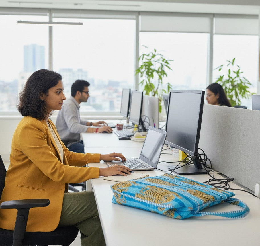 Junglee Tiger Print Tote Bag