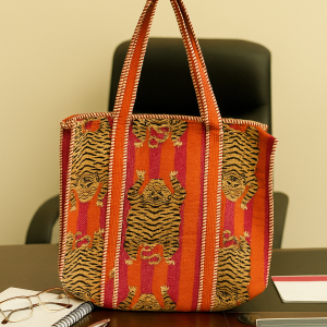 Tiger Print Tote Bag