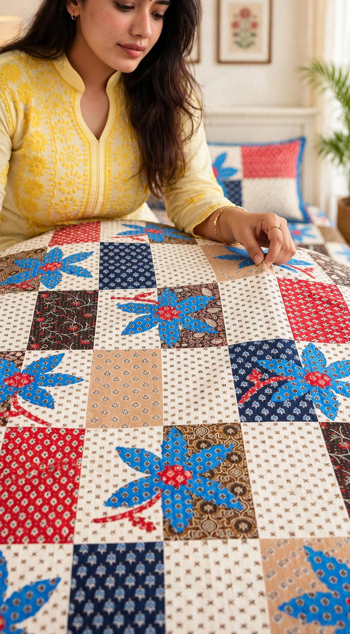 BATIK Print Double Bedsheet 108 X 108 Inches - Image 3